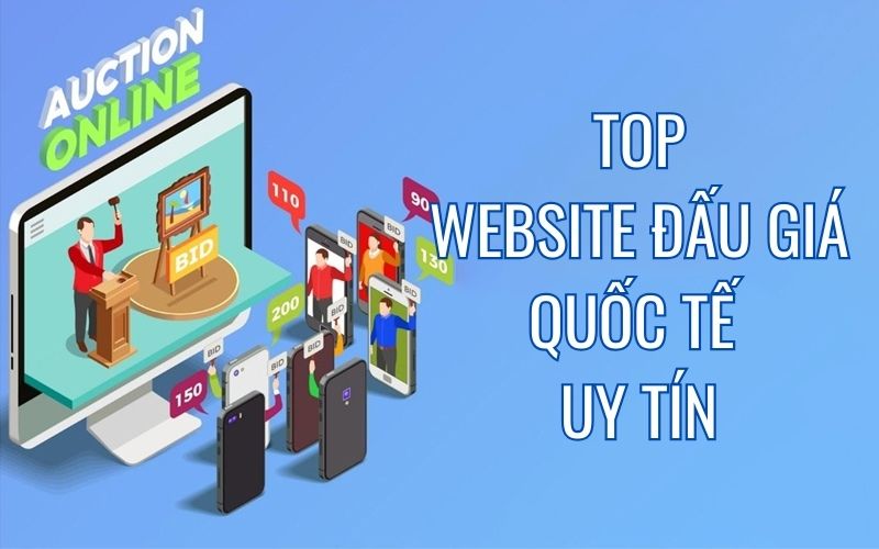 Website đấy giá quốc tế