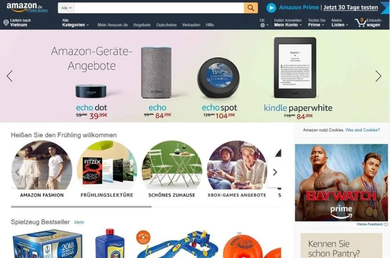 Mua hang amazon duc