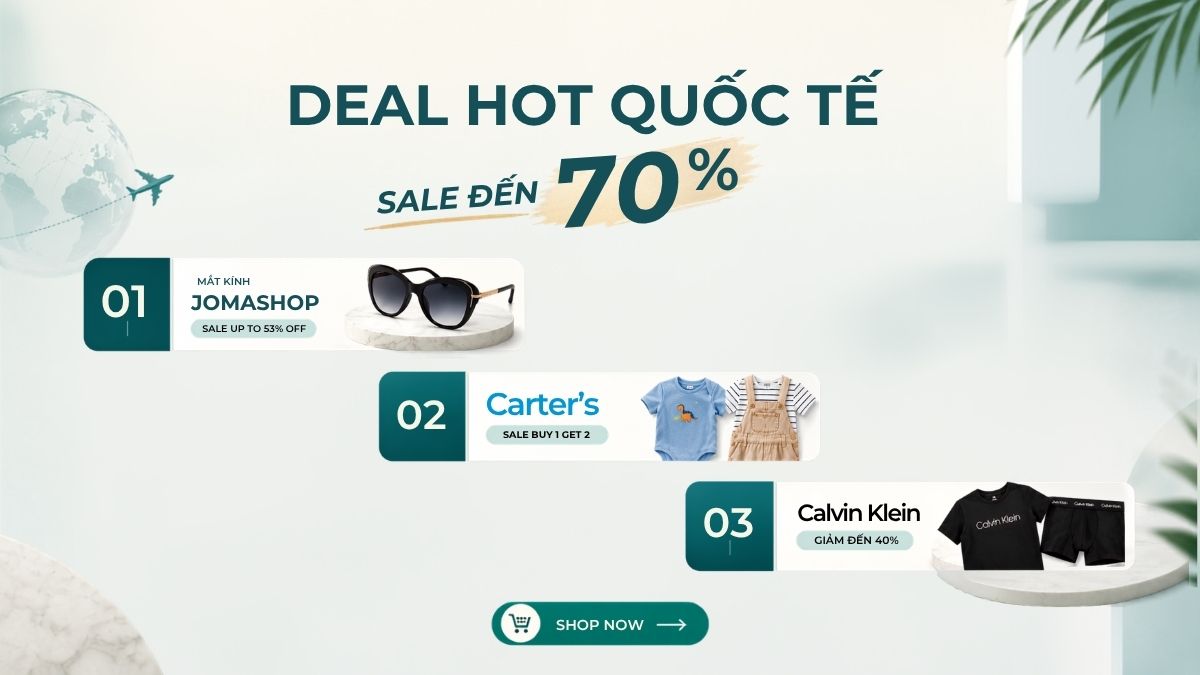 Deal hot quốc tế
